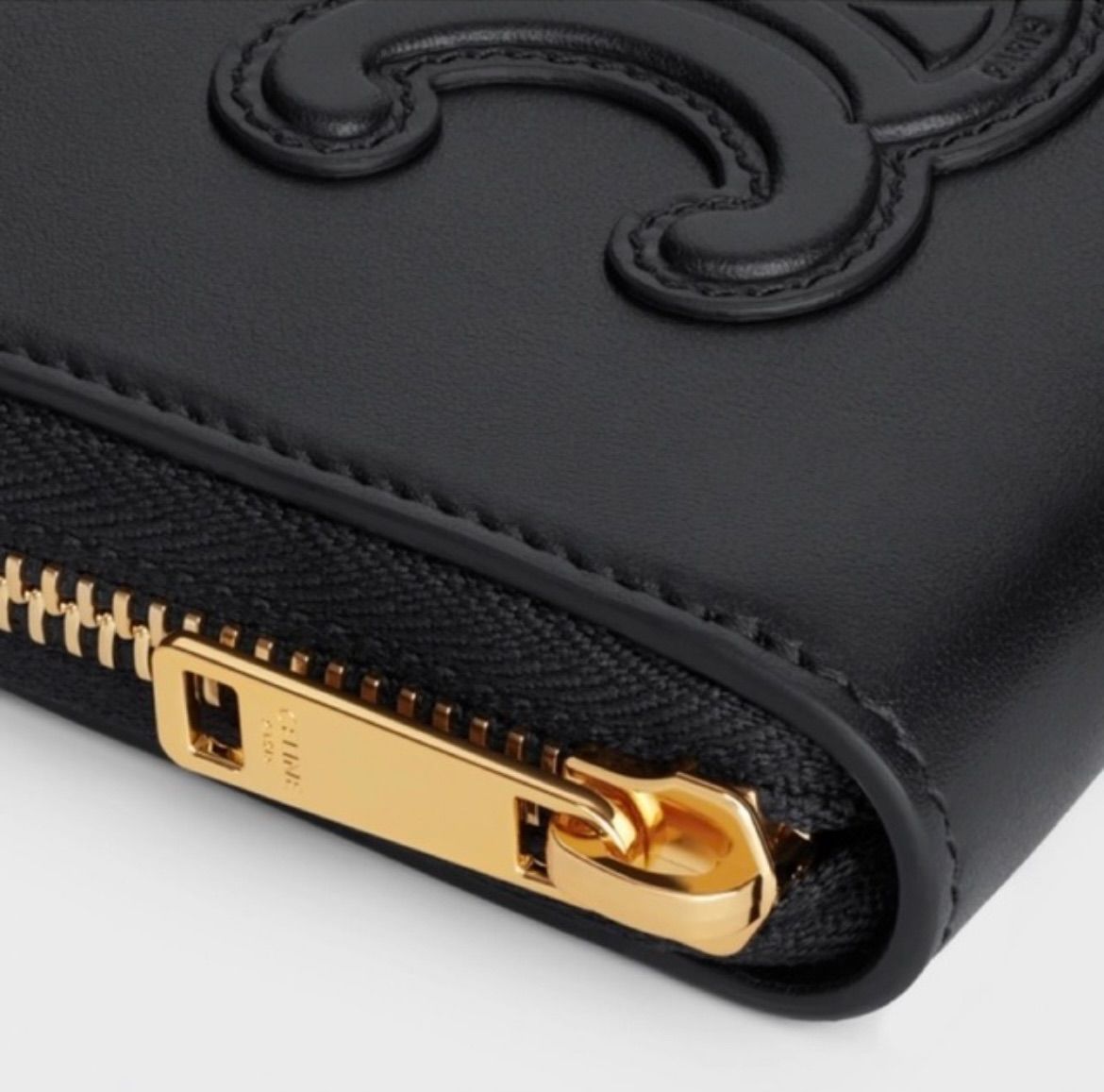 新品 CELINE セリーヌ コンパクト ジップウォレット トリオンフ