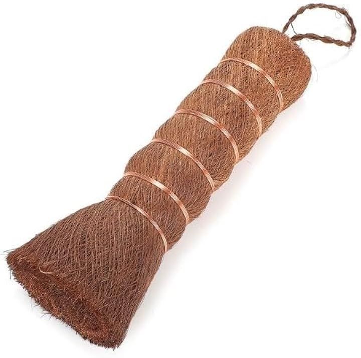 Thumbnail of CHASO Shuro Tawashi (Palm Fiber Scrub Brush) for Iron Frying Pans, Iron Pots, Steamer Baskets, and Stick Scrub Brushes, Kitchen Brush, Natural Material (Brown, 18cm)