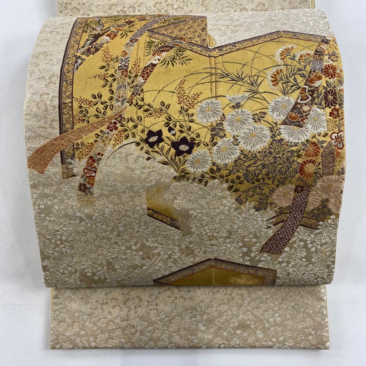 有名作家の掛け軸 酒井抱一作 桜に小禽図 種類2：f6 額絵 酒井抱一 桜