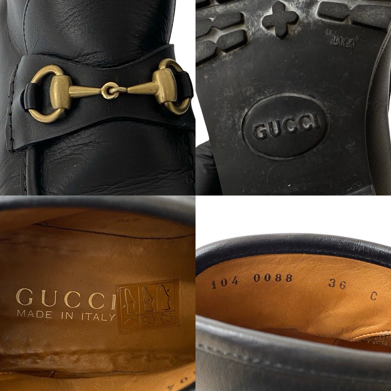 極 美品 箱付き GUCCI グッチ オールドグッチ ヴィンテージ