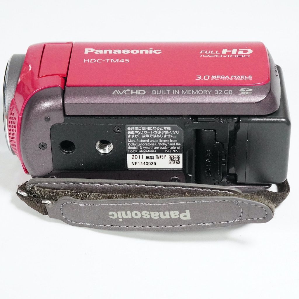 Panasonic パナソニック HDC-TM45 ピンク 元箱 動作OK 返金保証 /1790