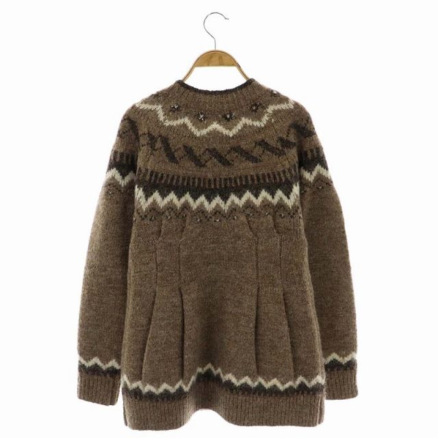 クラネ CLANE 22AW NORDIC WEST SHAPE CARDIGAN カーディガン ニット