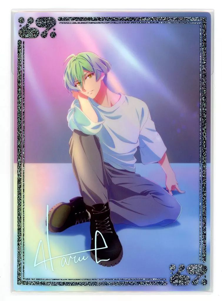 中古】キャラカード 亥清悠 クリアケース付きビジュアルカード