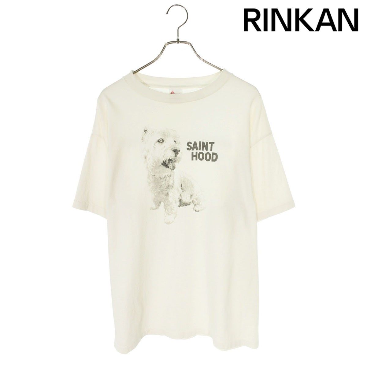 セントマイケル ×ネイバーフッド NEIGHBORHOOD 23SS SM-S23-0000-119 ユーズド加工ドッグプリントTシャツ メンズ L