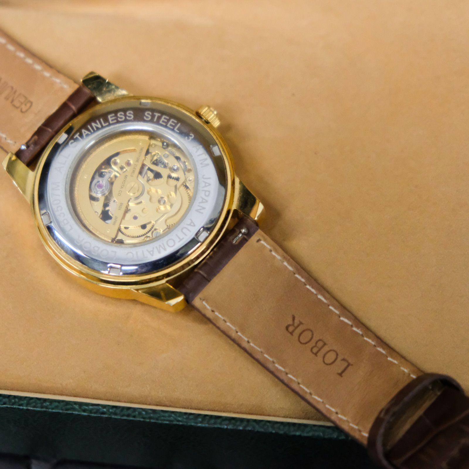LOBOR DYNASTY AUGUSTUS BROWN 自動巻き腕時計 LB3507M