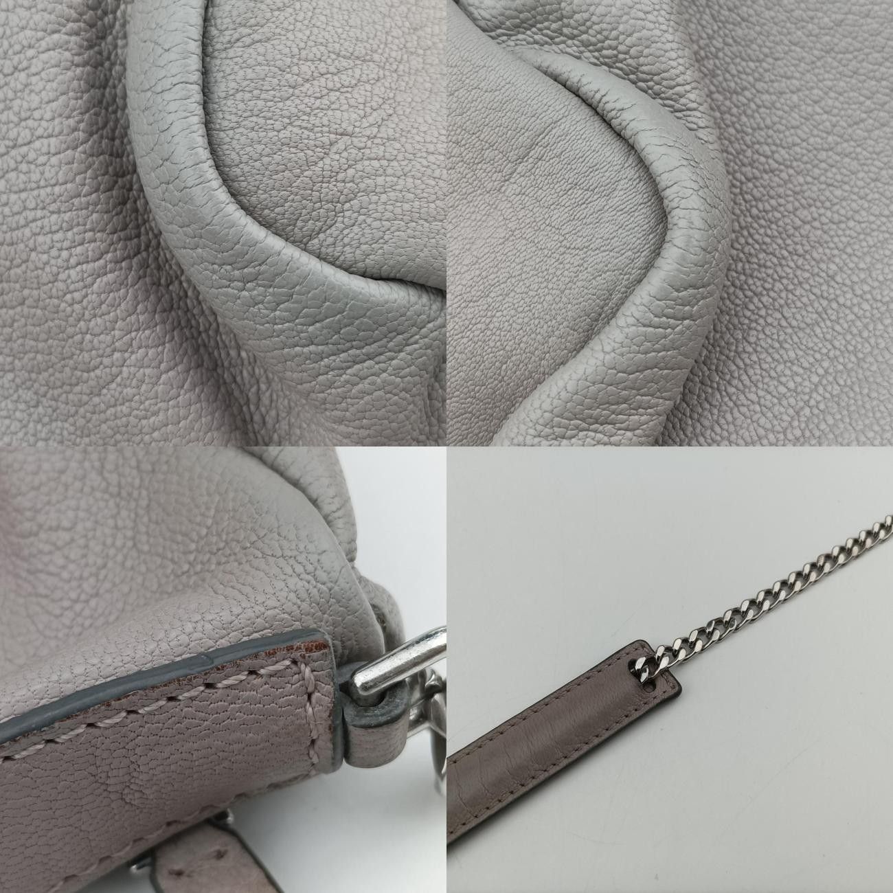 ジバンシーGivenchyパンドラグレーレザーEF E 0186 DECORATOM_COM_BR