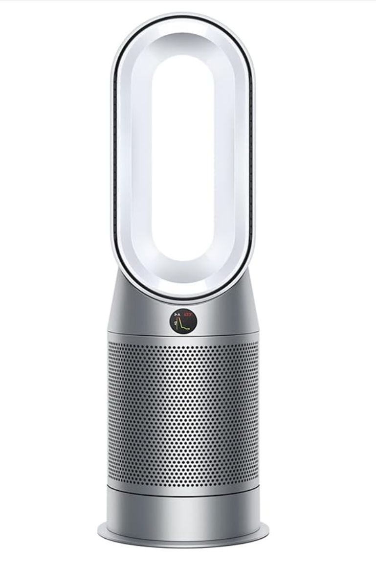 新品未使用未開封美品 Dyson(ダイソン) 空気清浄ファンヒーター ホットアンドクール 【空気清浄機 + ヒーター + 扇風機機能】Purifier Hot + Cool ホワイト/シルバー (HP07 WS)