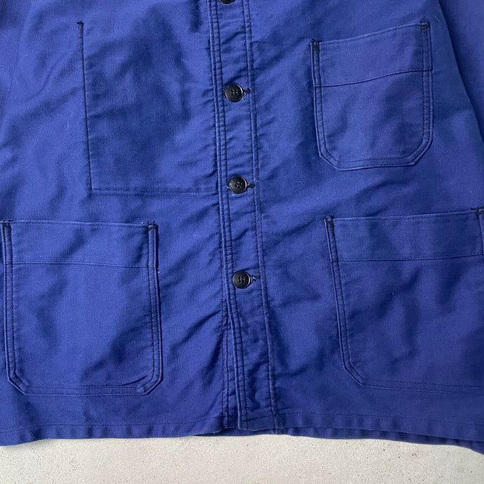 60年代～ フランス製 ADOLPHE LAFONT ブルーモールスキンジャケット