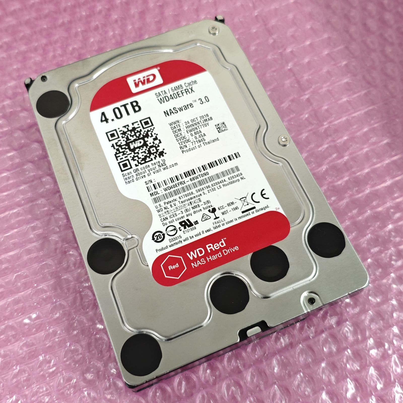 SeaGate SkyHawk 4.0TB SATA 256MB 5400RPM 購入 ST4000VX015