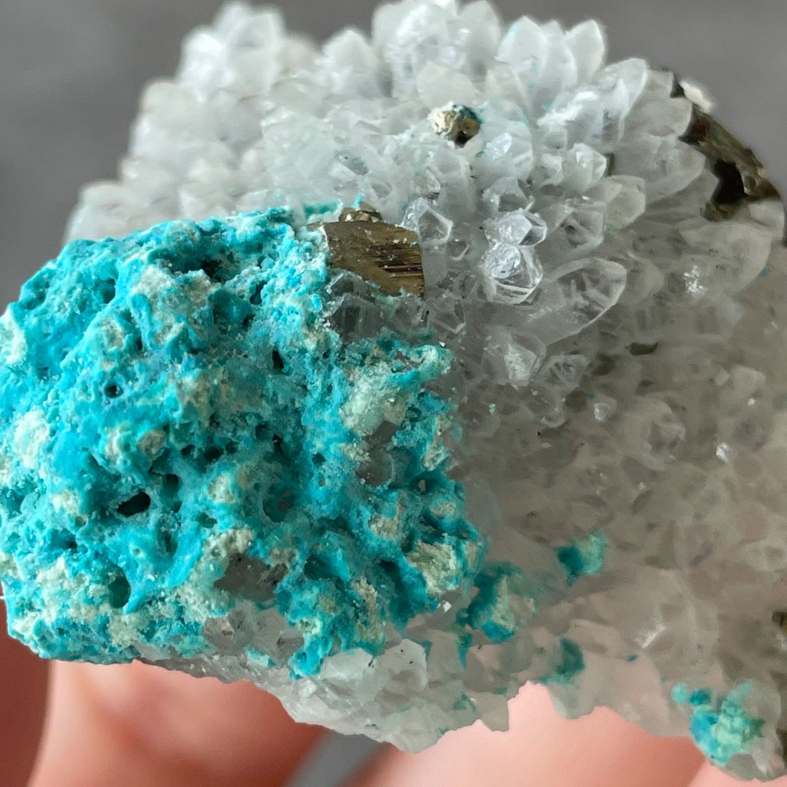 フォロー割あり】南アフリカ産♦︎Chrysocolla Clear Quartz