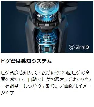 PHILIPS 回転式 充電式 ウェット＆ドライ電気シェーバー 5000シリーズ