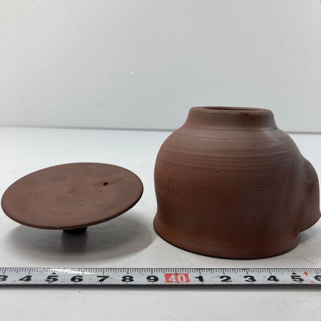 備前焼　宝瓶　タエサ　幅9.5㎝　東ま5-1007① 備前焼 宝瓶 タエサ 幅9.5㎝ 東ま5-1007①