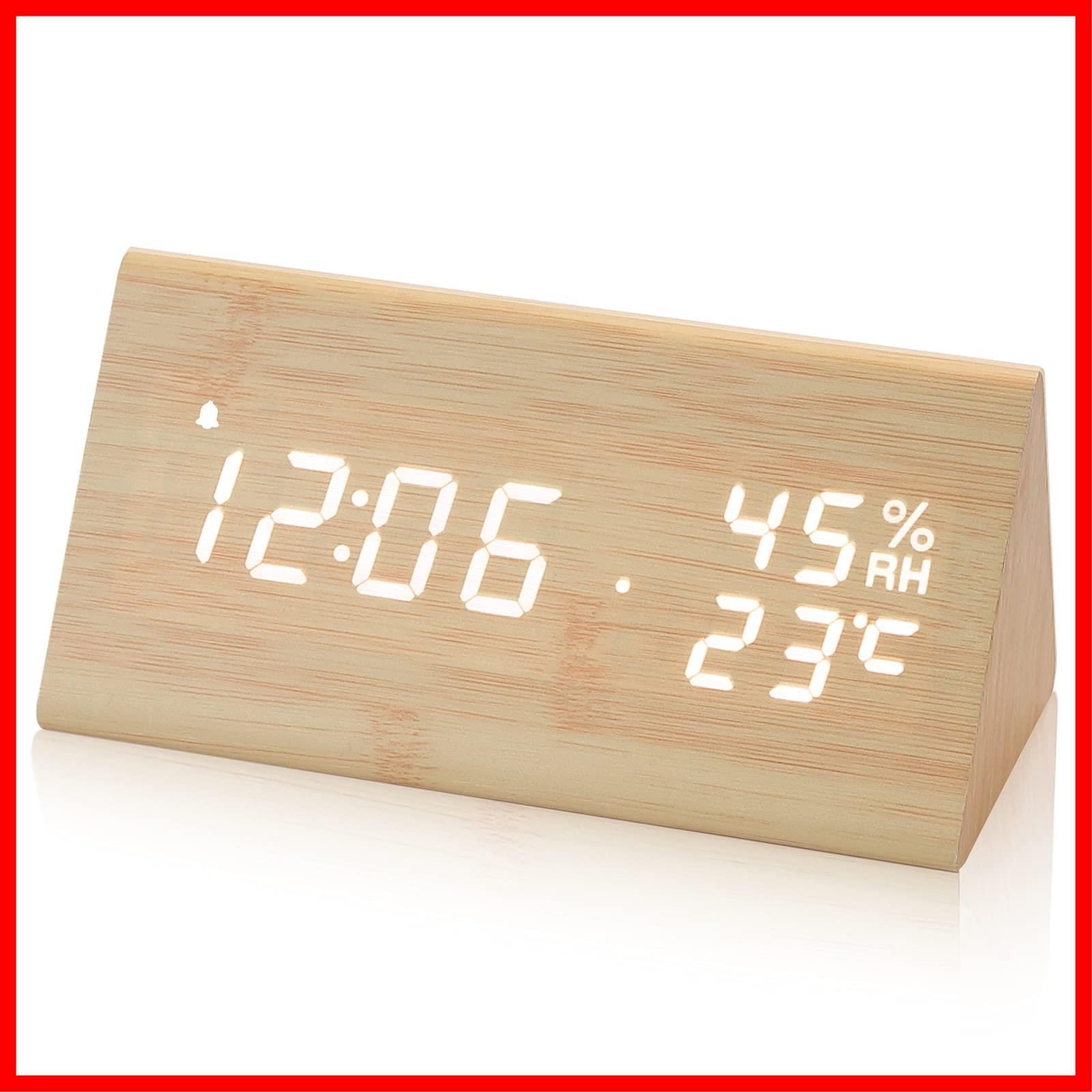 即日発送】デジタル目覚まし時計 製置き時計 LED時間表示3目覚まし時計