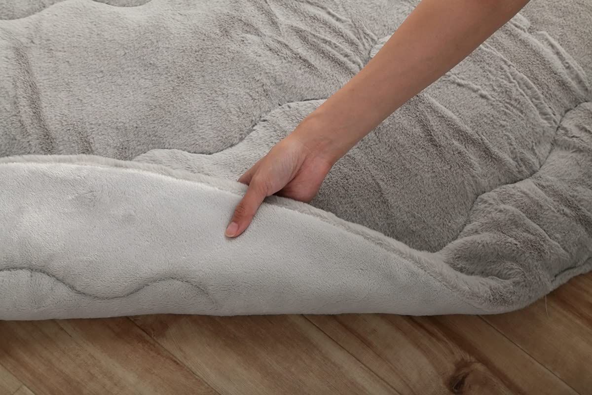 イケヒコ コーポレーション Ikehiko Corporation こたつ掛けふとん 4550317203756 パールグレー 約185cm円形