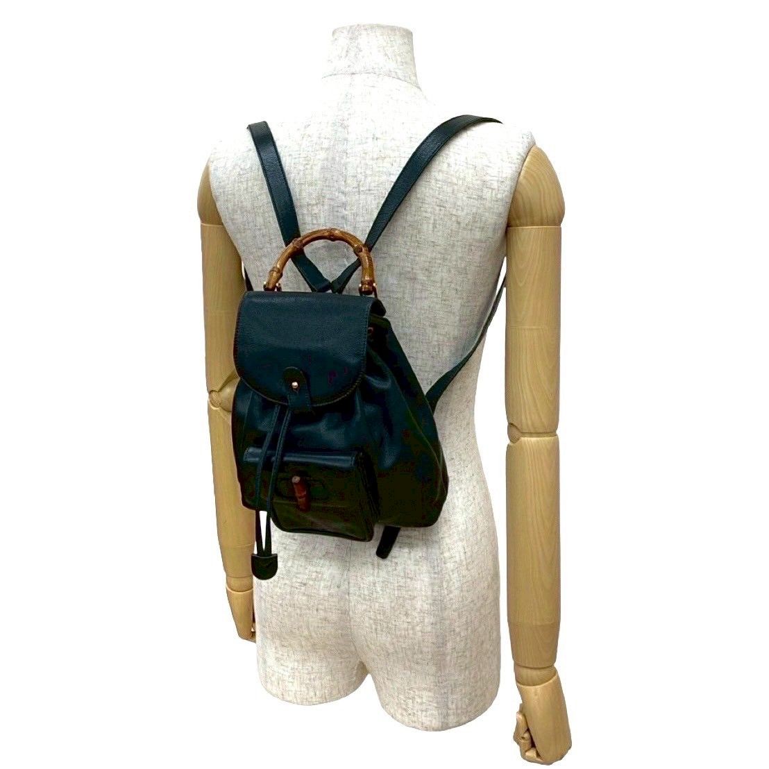 GUCCI グッチ リュック　ビンテージ 極 美品 GUCCI グッチ オールドグッチ ヴィンテージ バンブー