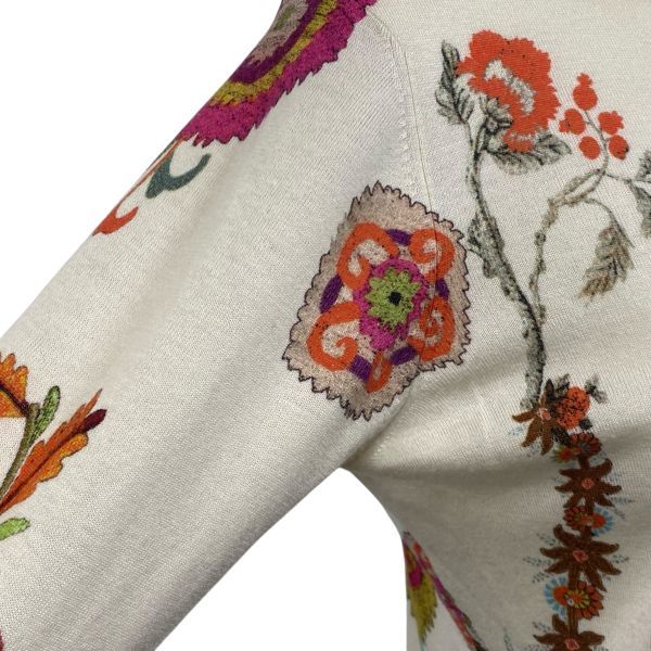 ◇ エトロ ETRO プリントカーディガン 長袖 花柄 ペイズリー柄