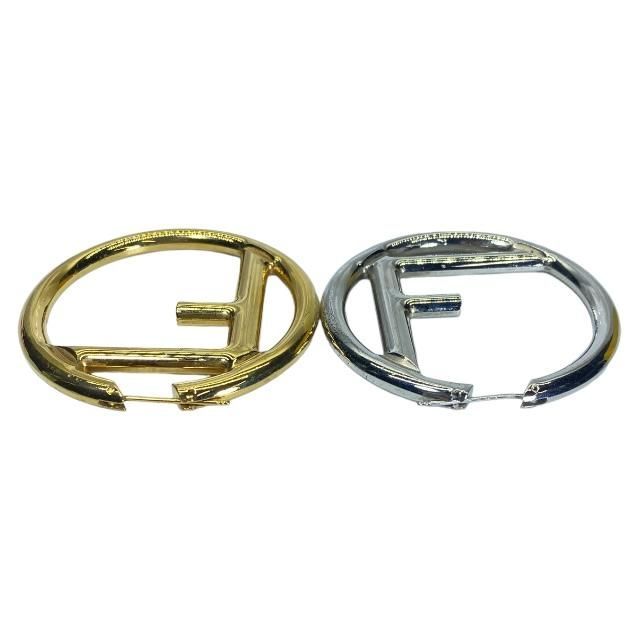 FENDI フェンディ ロゴ エフ イズ フェンディ ピアス ラウンド