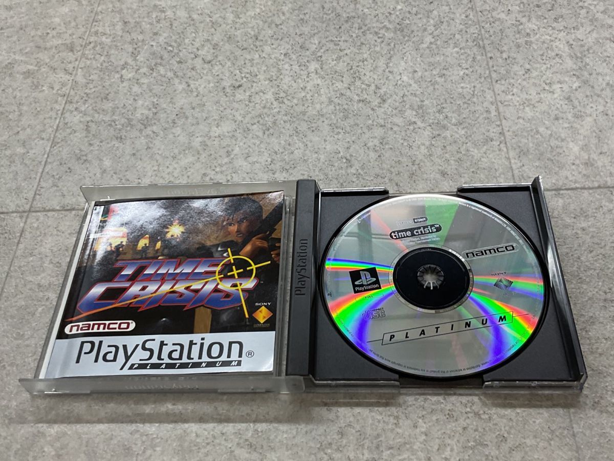 PlayStation1/プレイステーション1/プレステ1/PS1  namco ナムコ SONY ソニー タイムクライシス Time Crisis PLATINUM ソフト Amazon.com: Time Crisis - PlayStation : Video Games