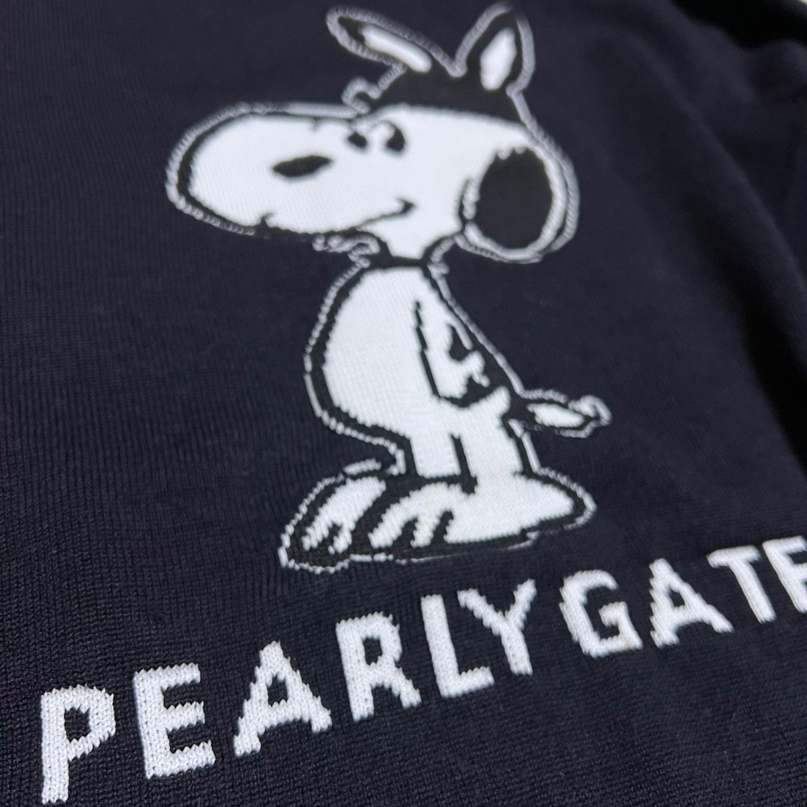 PEARLY GATES - PEARLY GATES メンズスヌピーセーター　４　【Ｍ】 極美品 パーリーゲイツ スヌーピー 限定 ニット セーター 4