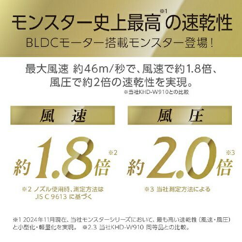 BLDCダブルファンドライヤー ホワイト