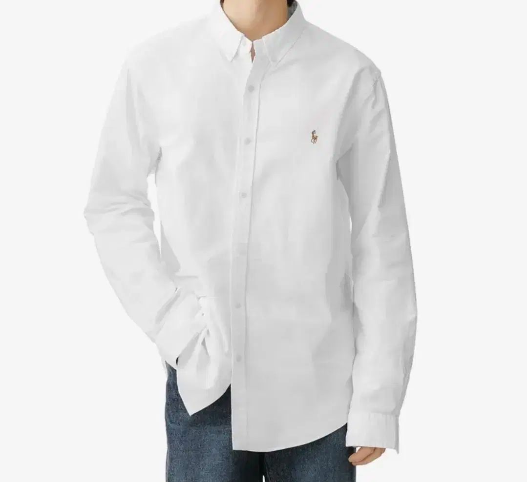 ポロラルフローレン オックスフォード シャツ 白