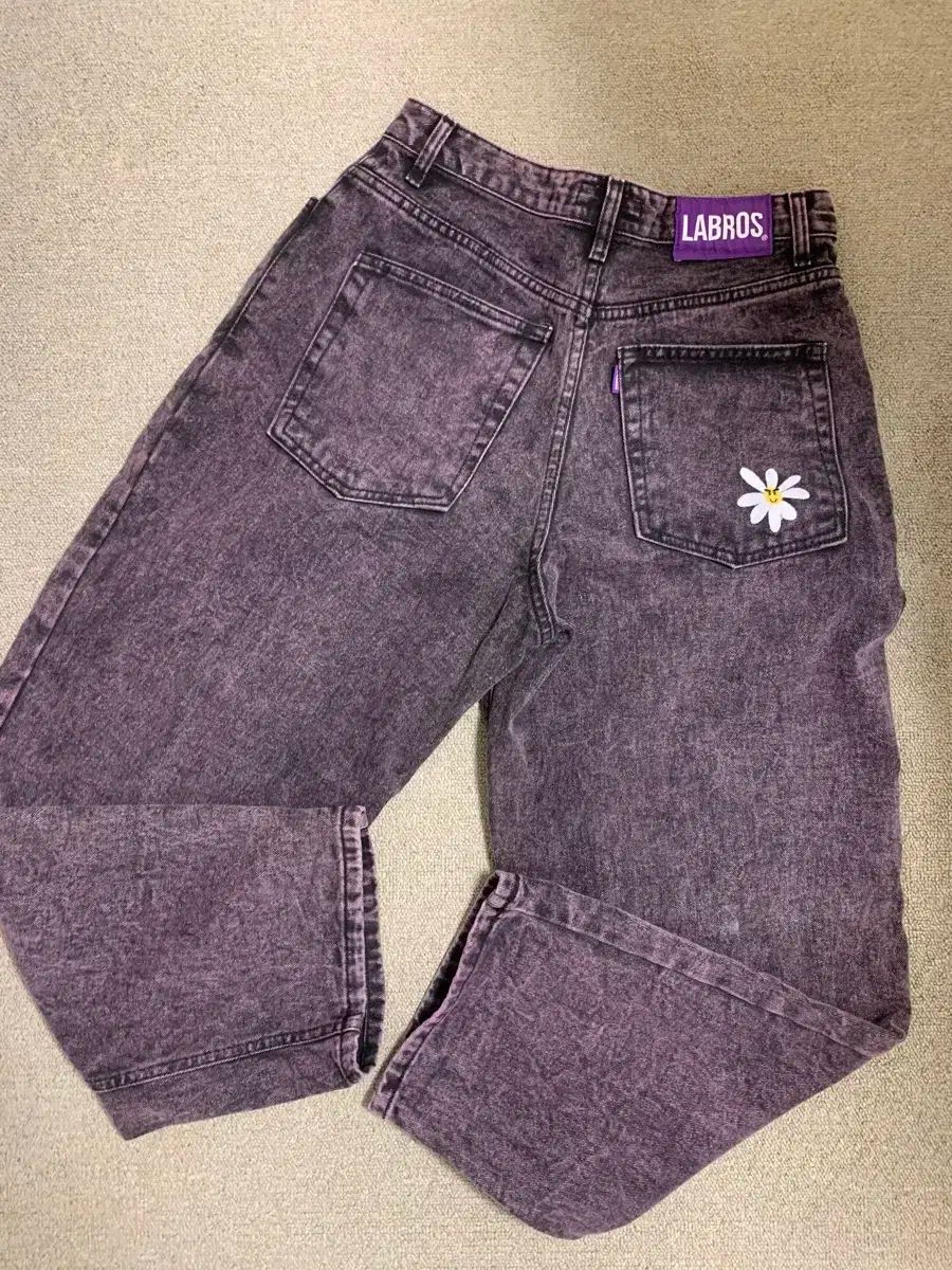 さ*む様 ラブロス　デニム　紫ステッチ　Labros LABROSデニム紫ラブロス