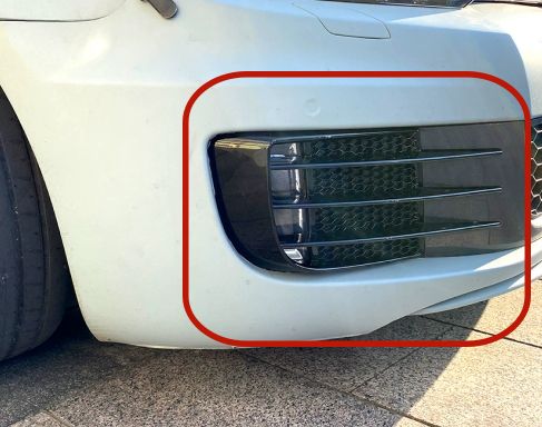 車のバンパーグリルインサート 用のVW 用のGOLF 6用 車の運転ランプカバー サラウンド 車のフロントバンパーグリル 8X フロントバンパー  フォグランプ サラウンド グリル プロテクター ペア と互換性がある Audi A1 8X 2010- 車のバンパーグリルインサート 車用のフロント  ... 車のフォグランプグリル 用のVW 用のGOLF 6用 車の運転ランプカバー サラウンド 車のフロントバンパーグリル