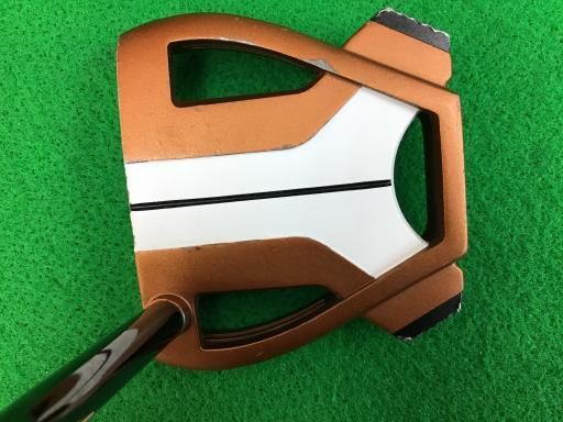テーラーメイド Spider X COPPER|WHITE シングルベンド 34インチ パター PT スチール ブラック フレックスその他 メンズ 男性用 右利き 右用 Cランク ゴルフクラブ