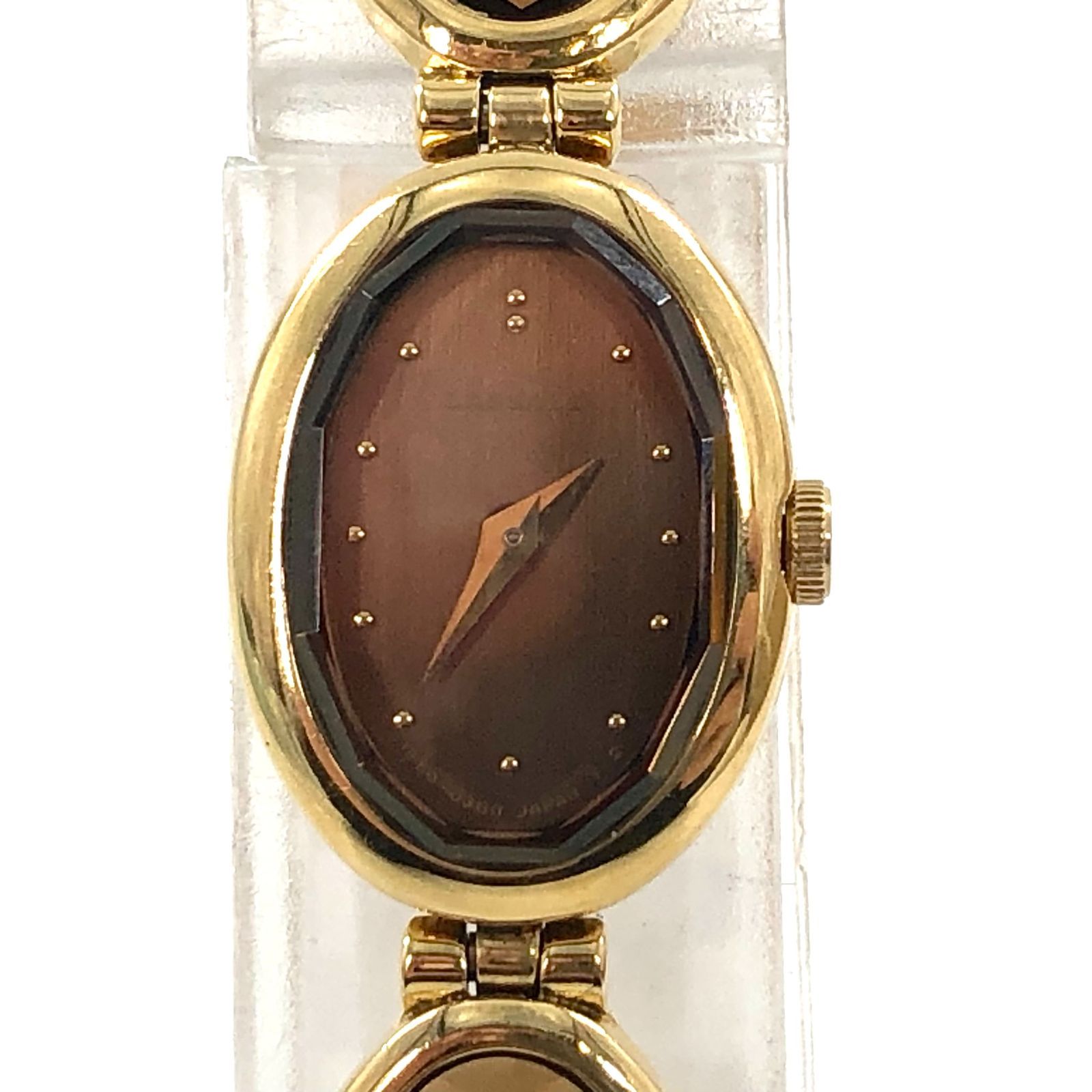 SEIKO 腕時計 ラサール LASSALE / 1E50-5159 ブラウン SEIKO セイコー LASSALE ラサール 1E50-5159 オーバルフェイス