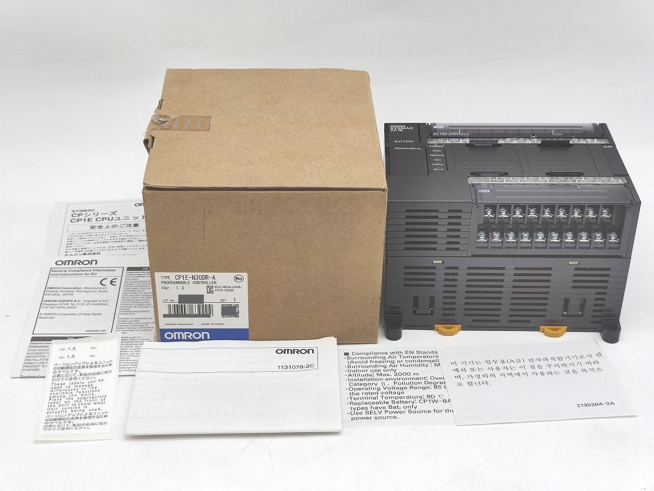 インボイス対応 箱開封済み 未使用 オムロン OMRON CP1E-N30DR-A 