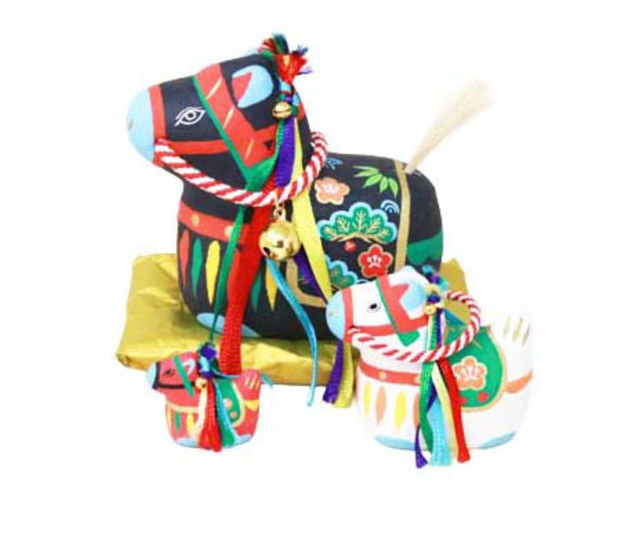  正月飾り2026年令和8年 ちぎり和紙 はりこーしか雅午 招き午 馬 干支 うま 置物 和縁起物 新年お正月祝い 海外プレゼント 贈り物TK-19 桜餅 その他 正月