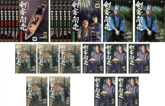剣客商売 DVD 全30巻セット　（13巻 27巻29巻なし） Amazon.co.jp: 剣客商売 新装版全21巻セット(第1巻～16巻、番外編