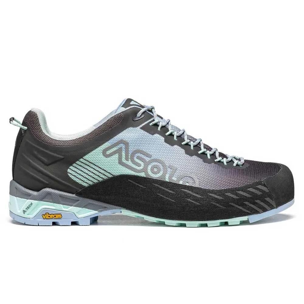 お取り寄せ ２～４週間で発送 アゾロ エルド アプローチ シューズ レディース Brook Green | Blue Fog t ASOLO Eldo approach shoes t