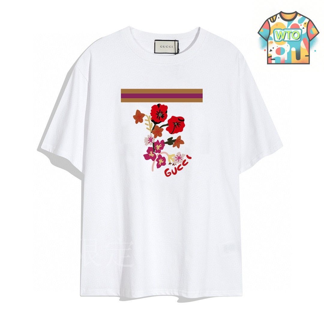 GUCCI フラワープリント Tシャツ Sサイズ Gucci by Tom Ford S/S 1999 'Psychedelic Floral' Blue Floral