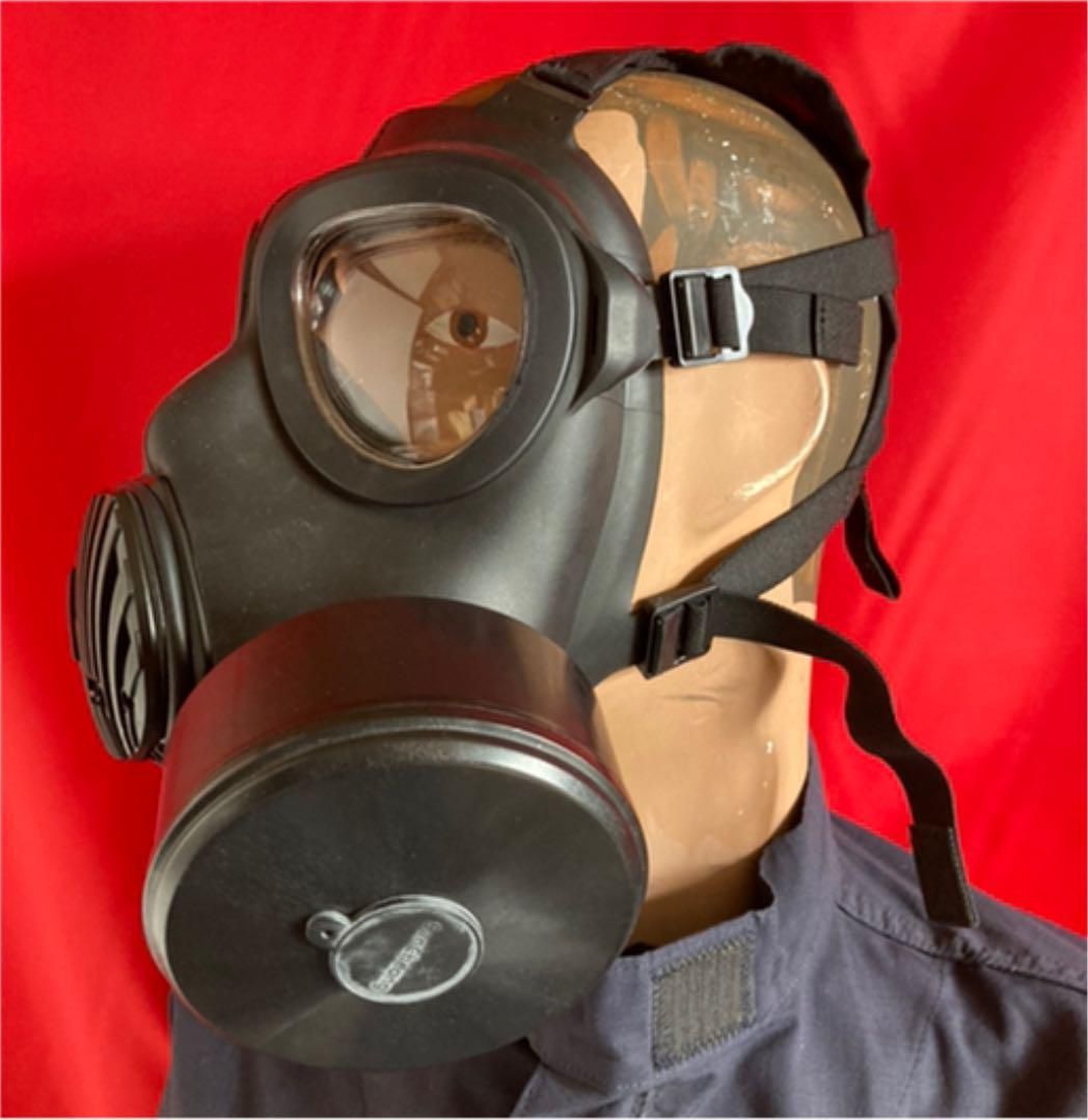 韓国軍 K3軍/警察用ガスマスク M 純正吸気缶付 美品 - 個人装備