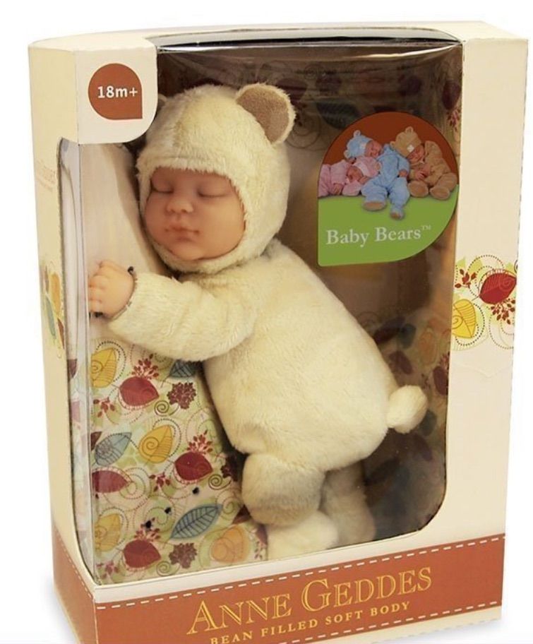 アン・ゲデス ぬいぐるみ風人形 Baby Bear 約23cm