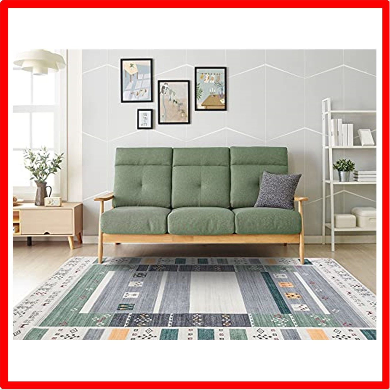 DECOMALL カーペット 3畳 ラグ マット 絨毯 北欧風 おしゃれ 洗える