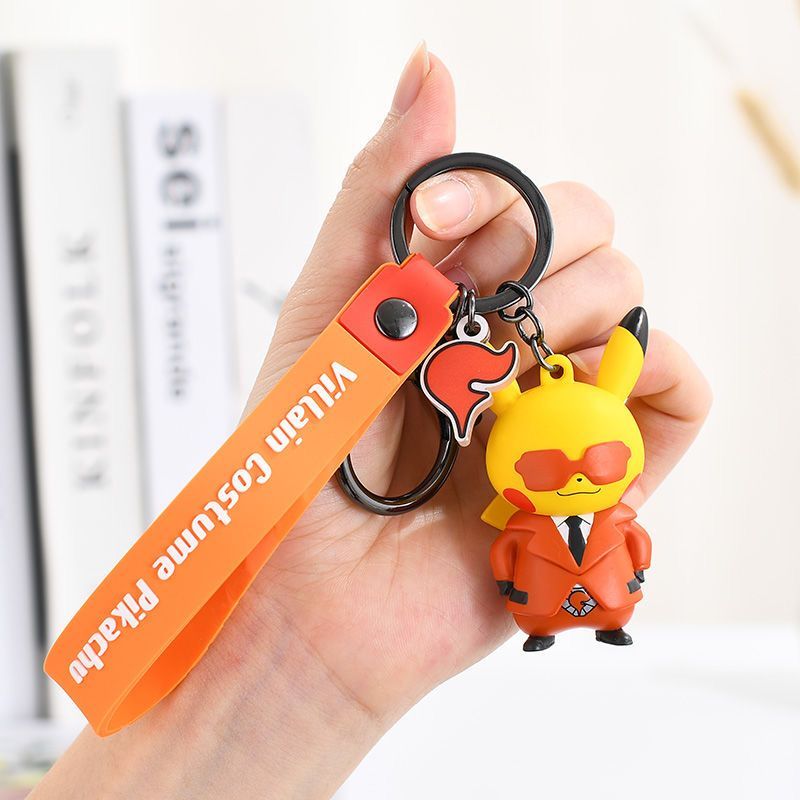 ポケモン 団員ごっこピカチュウ ぬいぐるみ キーホルダー ポケモン団員ごっこピカチュウ キーホルダー 全7種（中国正規版