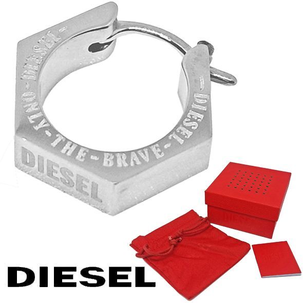 Diesel Dx1345 シルバー ピアス(片耳用) DX1345 DX134500DJW ジュエリー|DIESEL(ディーゼル)公式