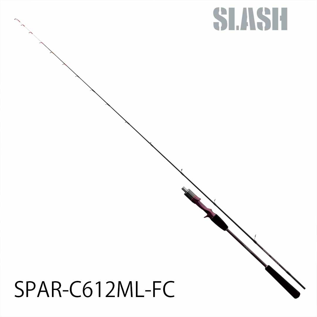 スラッシュSLASH スパライダSPARIDAE SPAR-C612ML-FC 185cm 4909858072039 タイラバベイトロッド