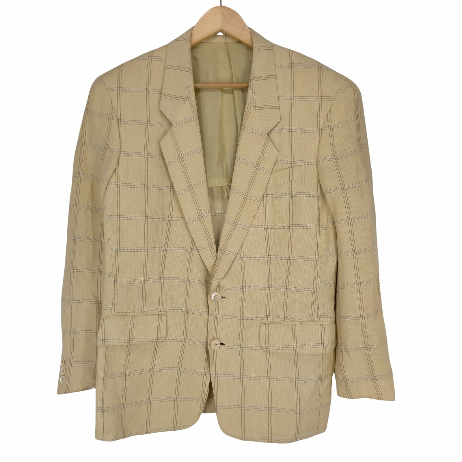 ケンゾーパリス KENZO PARIS 80~90s チェック柄2Bテーラードジャケット メンズ JPN：2 