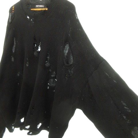 ESCP VINTAGE ハードダメージ ビッグニット Mサイズ ESCP VINTAGE ハードダメージ ビッグニット Mサイズ - メルカリ