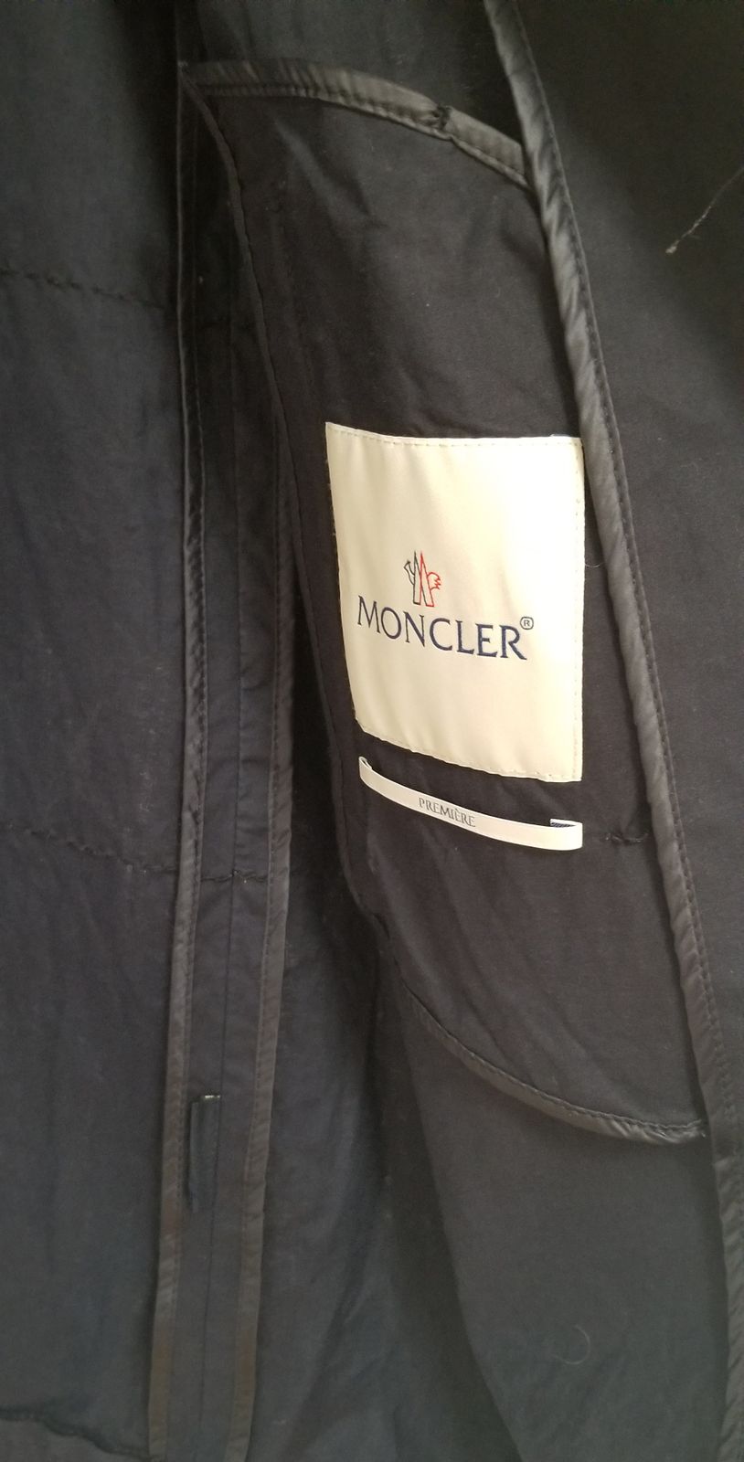 モンクレール コート スプリングコート ネイビー 0 レディース MONCLER