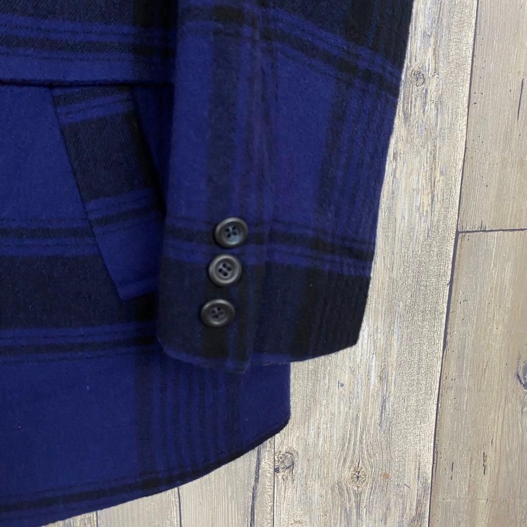 HAI SPORTING GEAR イッセイミヤケ チェック ウール ジャケット