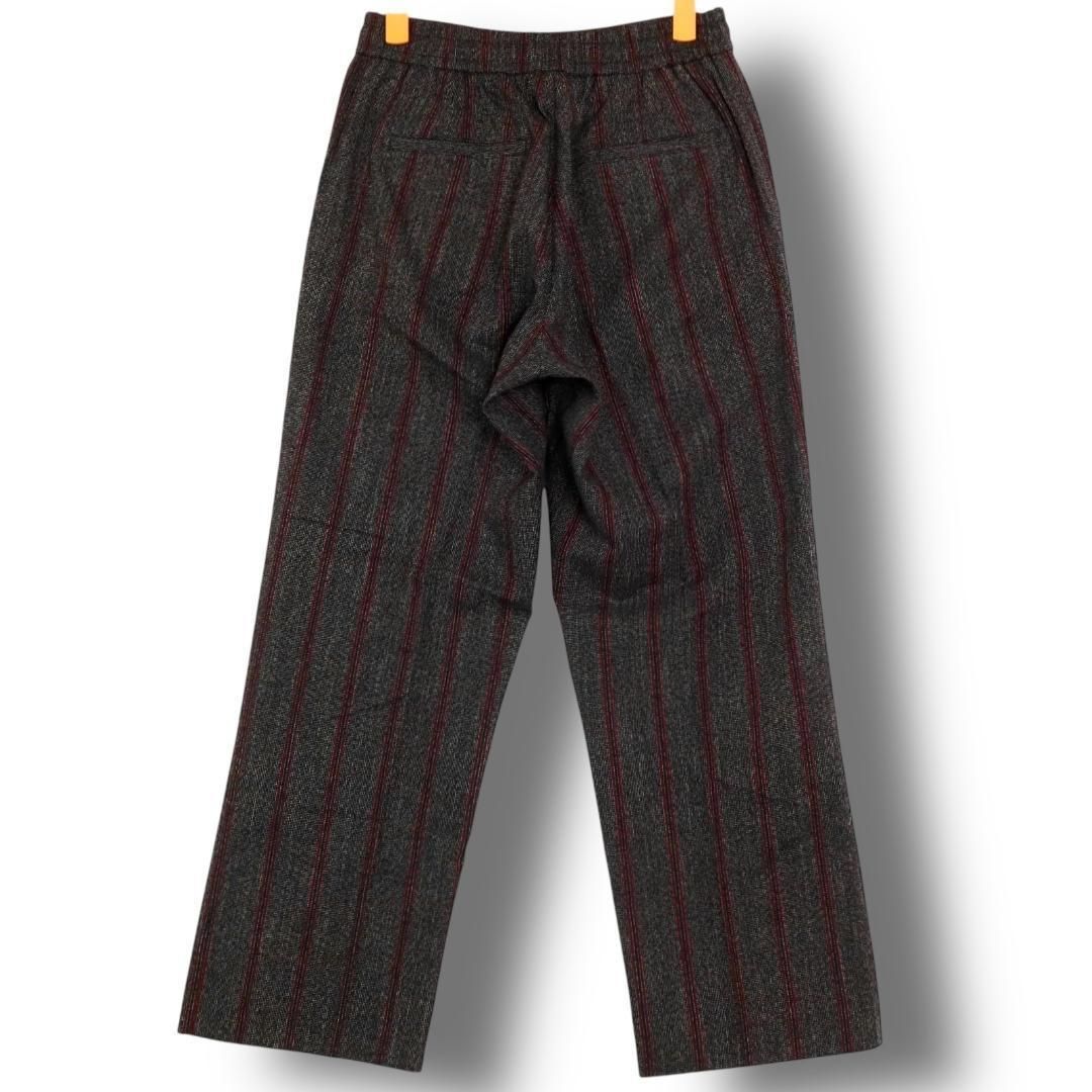 J7020 新品 ベルウィッチ ワイドセンタークリース ジャージーパンツ 黒