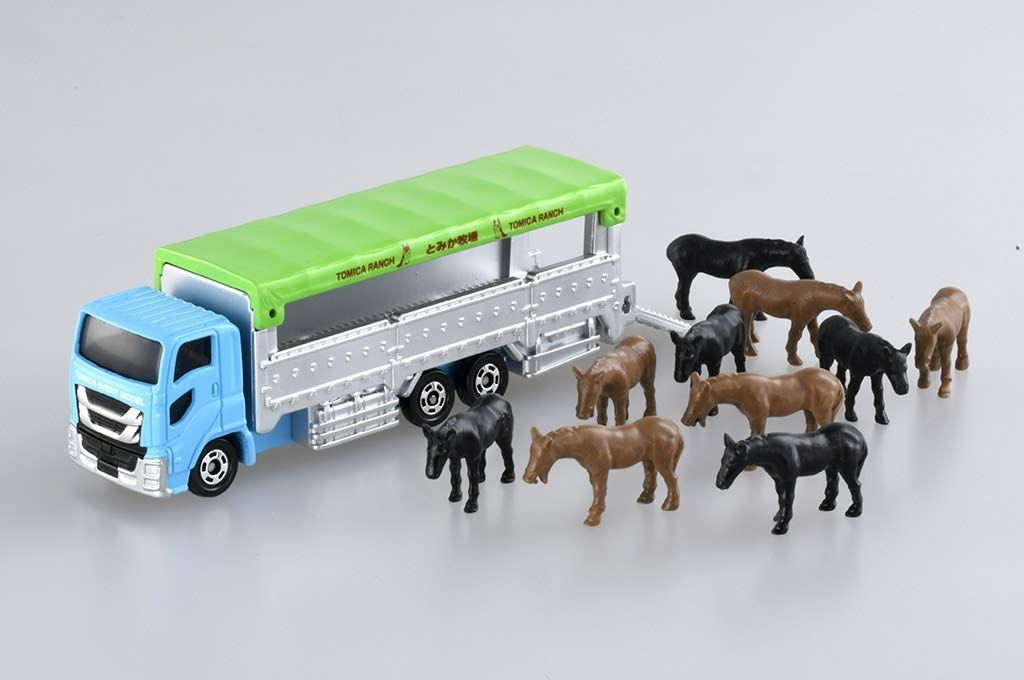 トミカ博 トミカ イベントモデル ロング NO.4 トミカ牧場動物移動トラック うま