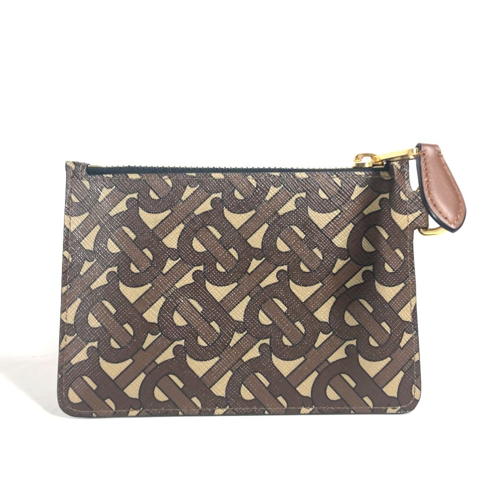 BURBERRY バーバリー ポーチ TB ロゴ レザー - メルカリ
