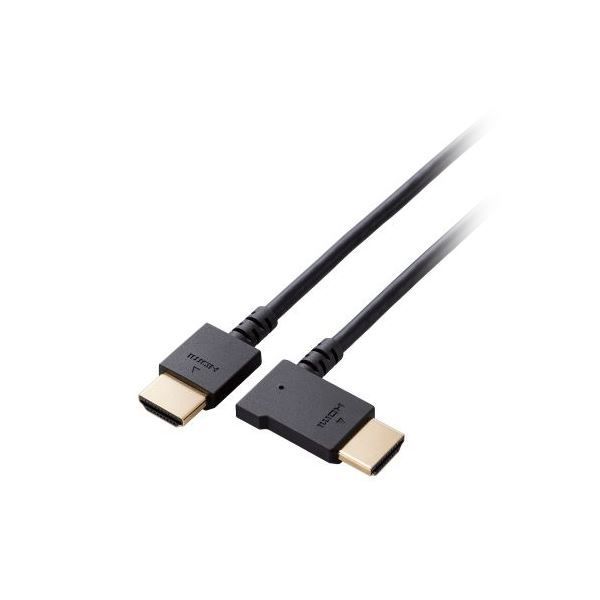 数量限定，新品 【3個セット】 エレコム HIGH SPEED HDMIケーブル（L字コネクター／左向き） CAC-HD14EYL20BKX3 その他ケーブル