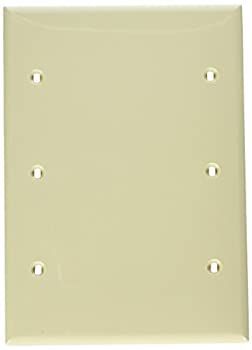Leviton 3-gang noデバイス空白Wallplate、標準サイズ、熱可塑性