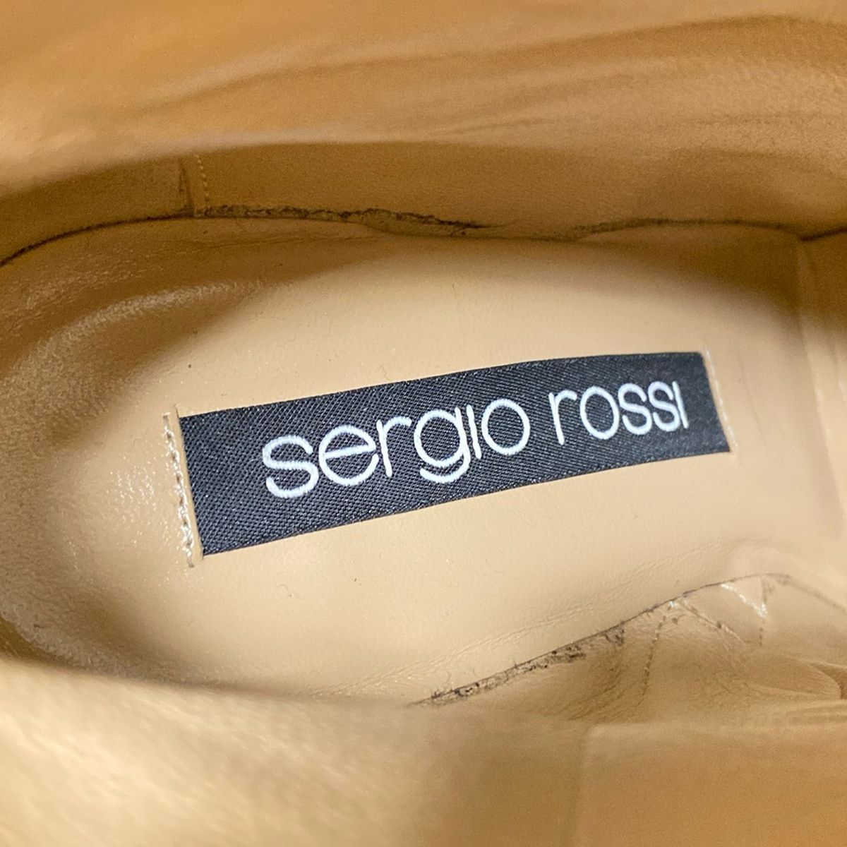 美品セルジオロッシ ショートブーツ(38/ソール底張り済) Sergio rossi Rossi セルジオロッシ ショートブーツ SR MILLA